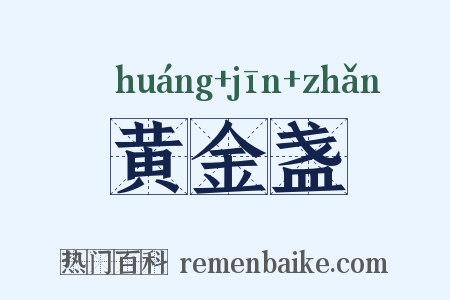 黄金盏是什么意思的图片
